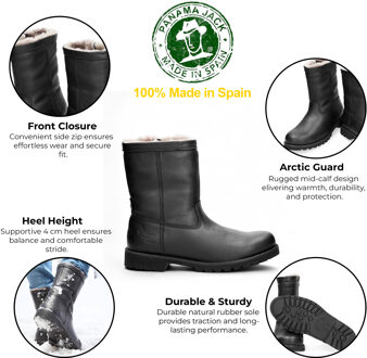 Heren Enkelboots Fedro Igloo C3 - Zwart - Maat 43