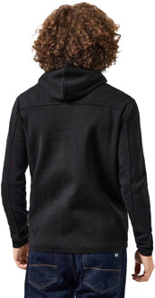 Heren Enzo Full Zip Hoodie (Zwart) - 2XL