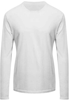 Heren erawan organic t-shirt met lange mouwen Wit - XL