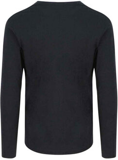 Heren erawan organic t-shirt met lange mouwen Zwart - S