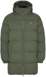 Heren Essential Donzen Jas Tommy Hilfiger , Green , Heren - Xl,L,M,S