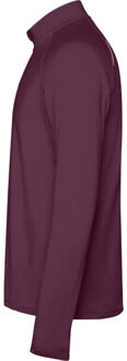 Heren estambul quarter zip sweatshirt met lange mouwen - maat XL Paars