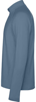 Heren estambul quarter zip sweatshirt met lange mouwen - maat XXXL Blauw