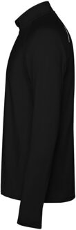 Heren estambul quarter zip sweatshirt met lange mouwen Zwart