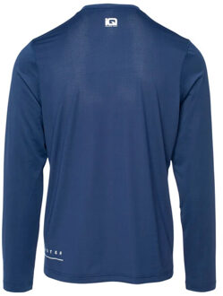 Heren estise hardloop t-shirt met lange mouwen - maat XL Blauw