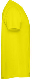 Heren estoril t-shirt met korte mouwen - maat L Geel