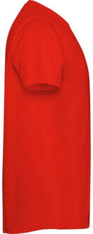Heren estoril t-shirt met korte mouwen - maat M Rood