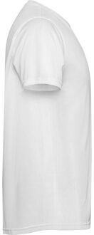 Heren estoril t-shirt met korte mouwen - maat XXXL Wit