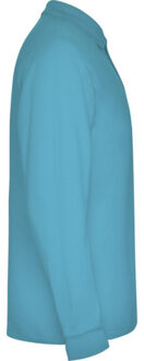 Heren estrella poloshirt met lange mouwen Blauw
