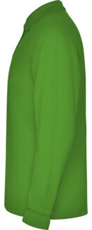 Heren estrella poloshirt met lange mouwen Groen - S