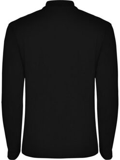 Heren estrella poloshirt met lange mouwen Zwart - XXL / XXXL