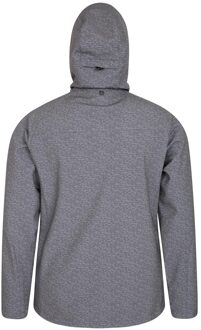 Heren Exodus bedrukte waterdichte Soft Shell jas (Grijs)