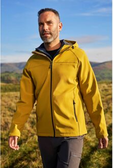 Heren Exodus Waterdichte Soft Shell Jas (Zacht Geel) - maat
