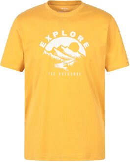 Heren Explorer T-Shirt (Geel) - maat L