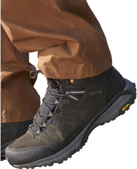 Heren Extreme Rockies Leren Wandelschoenen (Kaki Groen)