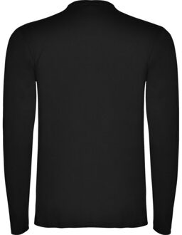 Heren extreme t-shirt met lange mouwen Zwart - S