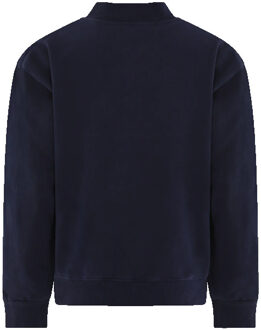 Heren eyelett zip up - maat M Blauw