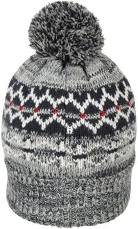 Heren Fair Isle Thinsulate Muts (Navy)