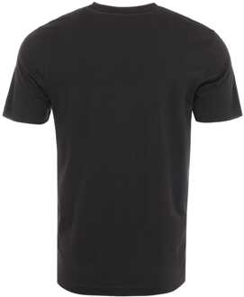 Heren Farah Eddie Crew T-shirt in Zwart - 2XL