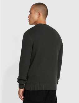 Heren Farah Foraker Crewneck Sweatshirt in Zwart - XL