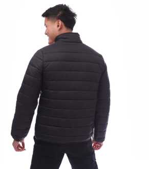 Heren Farah Samson gewatteerde jas in zwart - 2XL