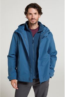 Heren Fell II 3 in 1 jas (Donkerblauw) - maat