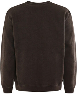 Heren felpa girocollo costina Bruin - M