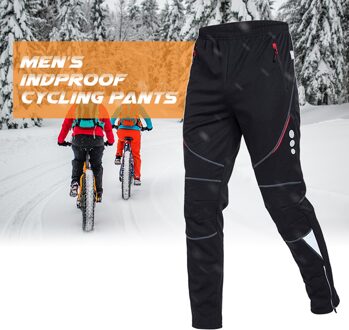 Heren Fietsen Broek Atletische Broek Winddicht Warm Thermische Fleece Winter Fietsen Running Sport Broek Broek