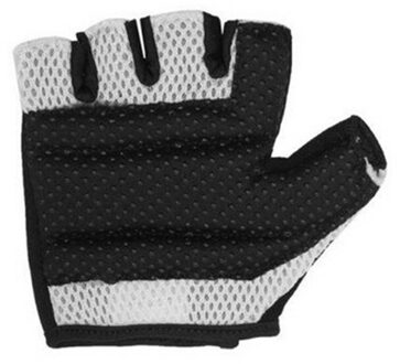 Heren fitness handschoenen met halve palm Zwart