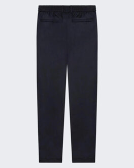 Heren flannel stretch tapered trouse - maat S Blauw