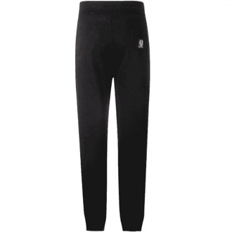 Heren Fleece Katoenen Joggingbroek Zwart