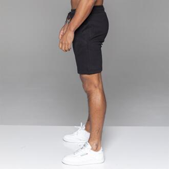 Heren Fleece Korte Broek Zwart - maat