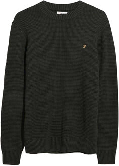 Heren Foraker Crew Neck Sweater (Zwart) - M