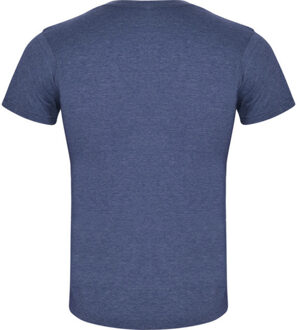 Heren fox heather t-shirt met korte mouwen Blauw - S