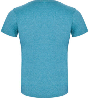 Heren fox heather t-shirt met korte mouwen Blauw - XXL / XXXL