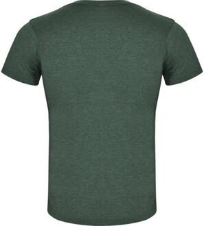 Heren fox heather t-shirt met korte mouwen Groen - XL
