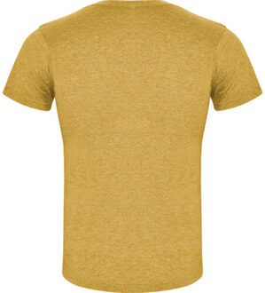 Heren fox heather t-shirt met korte mouwen - maat M Oranje