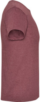 Heren fox heather t-shirt met korte mouwen - maat S Rood