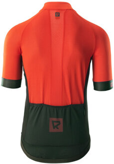 Heren foxtrot colour block fietstrui - maat S Oranje