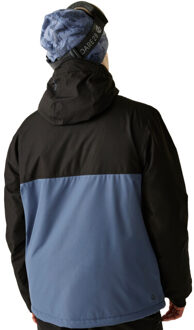 Heren freeride ii colour block overhead ski jas Blauw