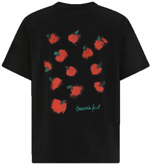 Heren fruit acrylic t Zwart - S