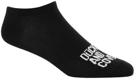 Heren Fubel Trainingssokken (Set van 5) (Zwart/Wit/Grijs) Zwart en Gebroken Wit