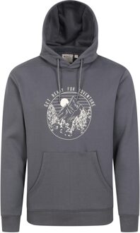 Heren Get Ready For Adventure Hoodie (Houtskool)