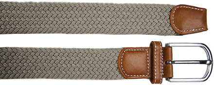 Heren Geweven Braid Stretch Tailleband (Slate) Veelkleurig - One Size