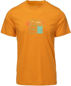 Heren gisli t-shirt Oranje - L