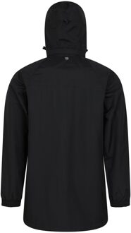 Heren Glacier II Lange Waterdichte Jas (Zwart) - 2XL