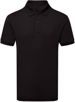 Heren Glacier Tech Poloshirt (Zwart) - M
