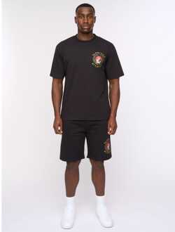 Heren Glorious Gangsta Ceazar T-shirt in Zwart - maat