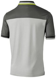 Heren Golf Poloshirt (Zilvergrijs/Charcoal) - M