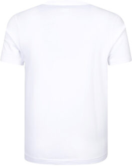 Heren Gradient Graphic T-Shirt (Wit) - 3XL